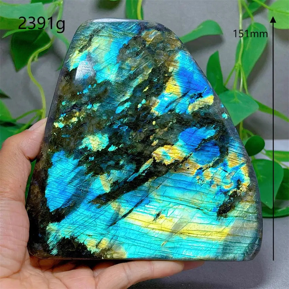 Labradorite Big Free Form Crystal Natural Stone Quartz Stone Minerals Home Garden Decoration Reiki Energy Healing Luck RoomDecor