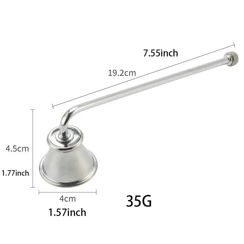 Long Handle Bell Extinguisher Accessory Wicks Out Steel Extinguish Putting Accessories Candle Damper Candle Stainless Tool
