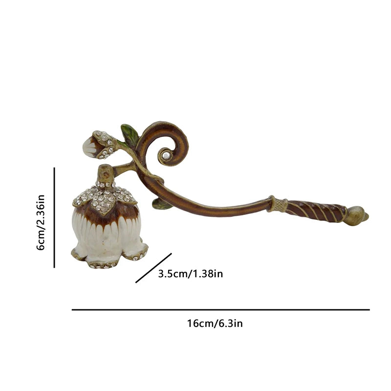 Elegant Candle Snuffer Candle Extinguisher Long Handle Candle Accessory Metal Wick Flame Snuffer Wick Snuffer Home Decor Gift