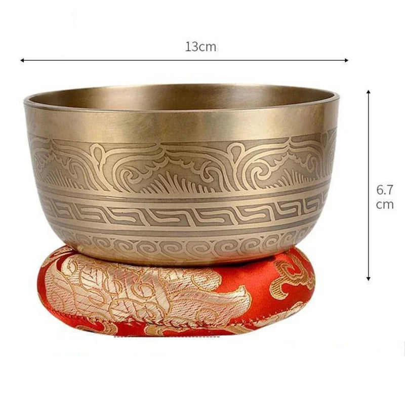 Nepal Singing Bowl Handmade Tibetan Bowls 7 Chakras Original Sound Healing Meditation Massage Yoga Accessories Set Decorative