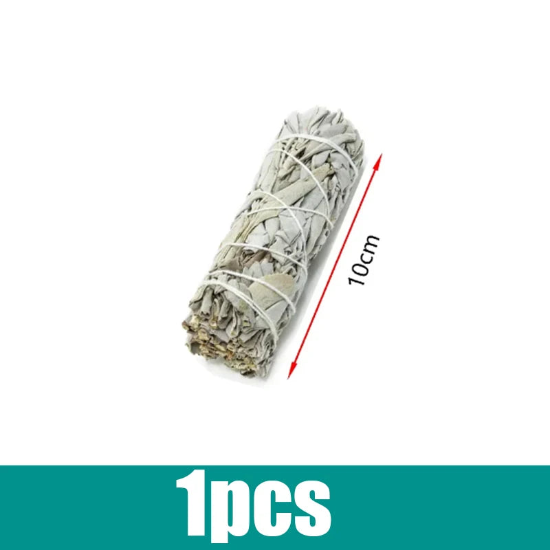 Natural White Sage Bundle Smudge Sticks Home Purification Pure Leaf Purification Meditation Portable Energy Cleansing Bundles