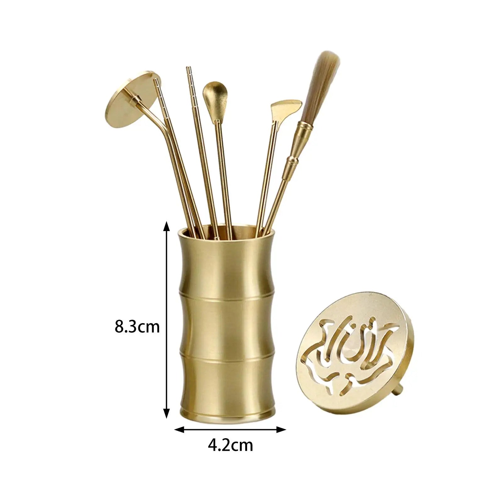 7 Pieces Chinese Incense Ceremony Set Incense Making Set for Yoga Meditation