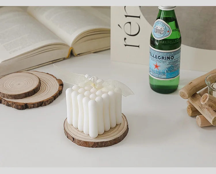 3D Bubble Cube Scented Candle Home Decoration Handmade Candles Wedding Birthday Candles Room Decor Props for Photos  Ins Style