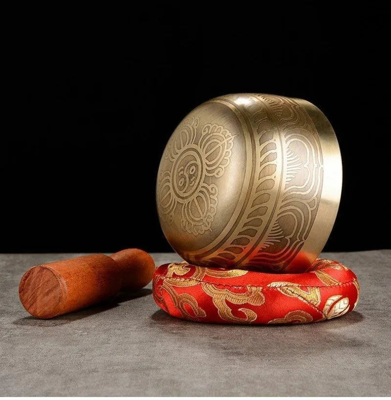 Nepal Singing Bowl Handmade Tibetan Bowls 7 Chakras Original Sound Healing Meditation Massage Yoga Accessories Set Decorative