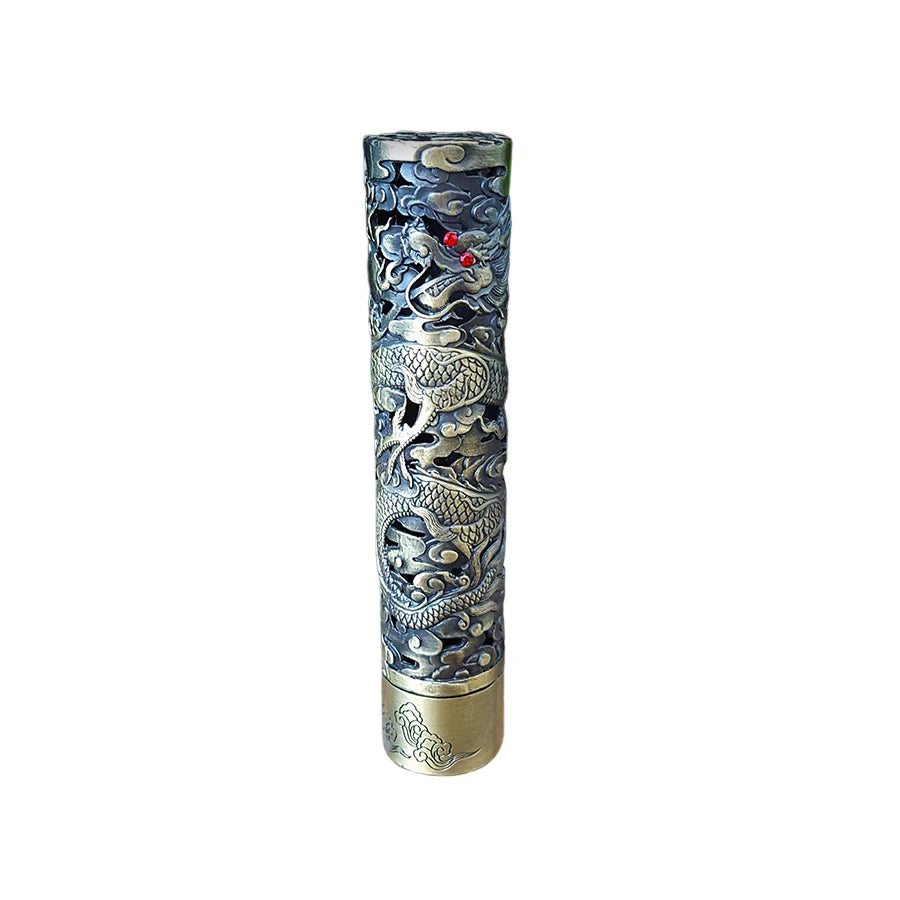 1PC Brass Agarbatti Stand with Ash Catcher Beautiful Safety Incense Holder The Heart Sutra Chinese Character